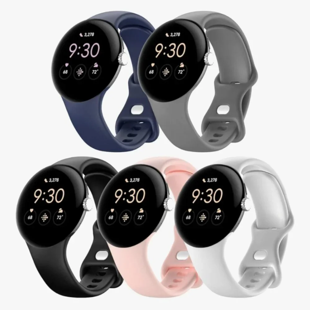 Google Pixel Watch 1st Gen 41mm GPS WiFi Bluetooth Gold, Black, Silver